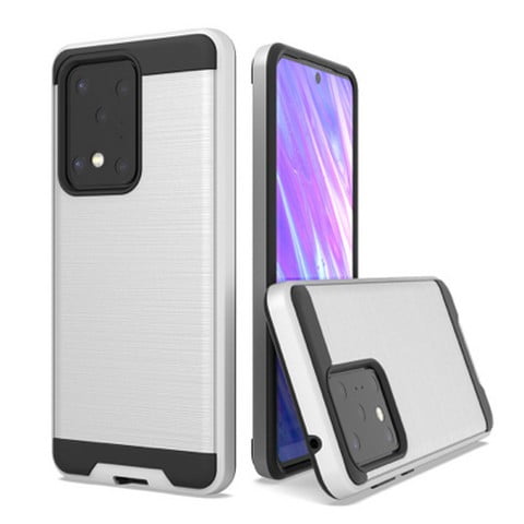 Samsung Galaxy S20 Ultra Case, 2-Piece Style Hybrid Shockproof Hard Case Cover with [Tempered