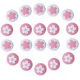 thumbnail image 3 of OULII 20 Pcs Couvre-Joystick en Silicone Blanc avec Fleurs Roses pour Amis, 3 of 8