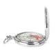 thumbnail image 4 of WDOplteas Reloj Bolsillo Portátil Con Tapa Abatible para Acampar Navegación (plata), 4 of 9
