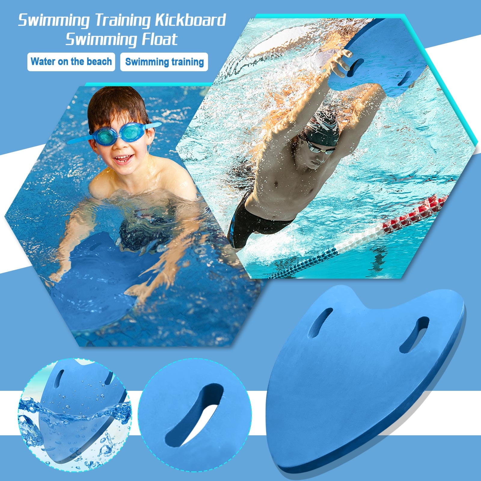 Details about   Swimming Board Swim Float Kickboard for children & adult Safe Pool Training Tool 