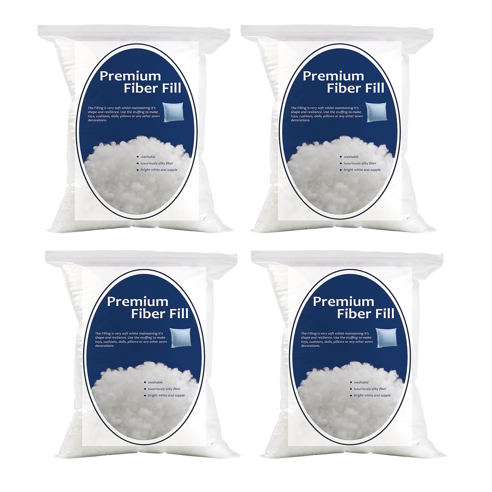 Premium Fiber Fill Polyester Fiber Fill Stuffing Pillow - Temu