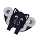 thumbnail image 3 of Soporte para papel higiénico Hierro Animal Papel para rollo de rollo Decoración Soporte para pañuelos de baño, Patrón 2 Monstrate HA004828-02B, 3 of 7