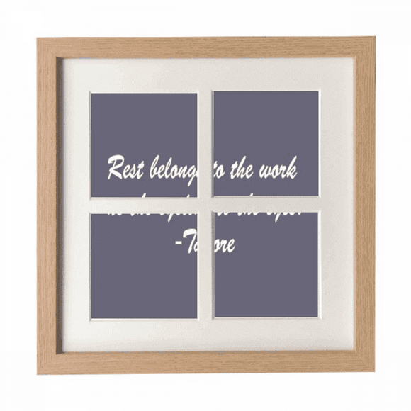 Qoutes Famous People Healing Rest Work Eyelid Eyes Frame Wall Tabletop Display 4 Openings Picture