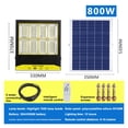 thumbnail image 2 of LED Super Bright Outdoor Solar Courtyard Lamp Aluminum Waterproof Belt Remote Control Illumination One Drag Two Spotlight, 2 of 7