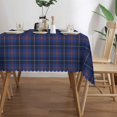 thumbnail image 3 of Rectangle Table Cloth, Clan Bryson Tartan Blue Plaid Resistant Washable Tablecloth Decorative Table Cover for Dining, Indoor and Outdoor, 3 of 6