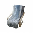 thumbnail image 4 of Winter Soft Flannel Fleece Blanket, Snow Falling down on New York City Urban Life Skyscrapers Streets Cold Weather, Cozy Plush for Indoor and Outdoor Use, 50" x 70", Blue Grey White, by Ambesonne, 4 of 6