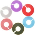 thumbnail image 4 of Miangastore Guests Goblet Marker Assorted Color Silicone 6Pcs 1.18X1.18X0.59in, 4 of 9