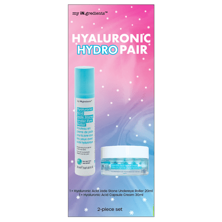 My iN.gredients Hyaluronic Hydro Pair Gift Set - Hydrating for Face and Under Eye - For All Skin Types