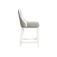 thumbnail image 3 of Alaterre Furniture Ellie Counter Height Wood Stool with High Back, White, 3 of 9