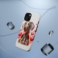 thumbnail image 5 of DistinctInk Tough Case for Apple iPhone 13 MINI (5.4" Screen), Compatible with MagSafe Charging - Valentine's Day Weimaraner, 5 of 6