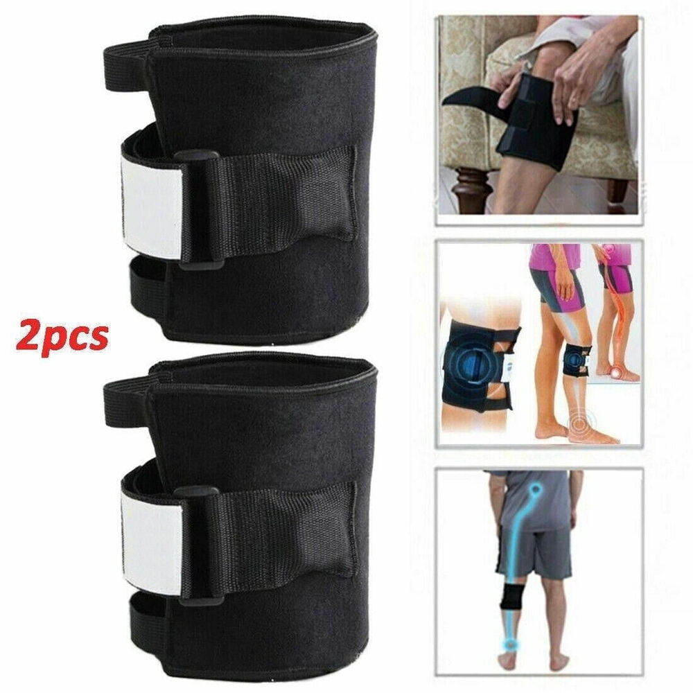 2pcs pressure point knee braces leg area pain relief sciatic nerve