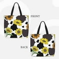 thumbnail image 2 of Pofeuu Sunflowers Country Print Tote Bag for Women,Hobo HandBags with Zipper,Large Capacity Casual Shoulder Handbags with Inner Pockets, 2 of 7