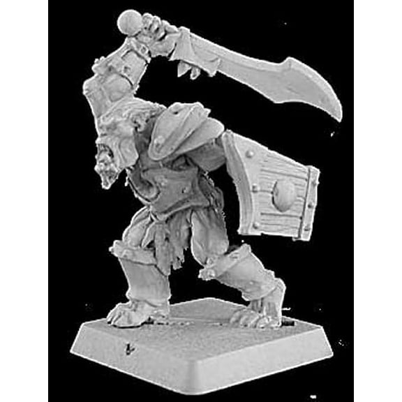 Reaper Miniatures Kak'urgh, Reven Captain #14194 Warlord, Reven Unpainted Mini