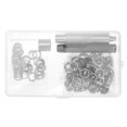 thumbnail image 2 of Miangastore Steel Eyelet Puncher Silver 1 Box 9.18X2cm For Professionals, 2 of 8