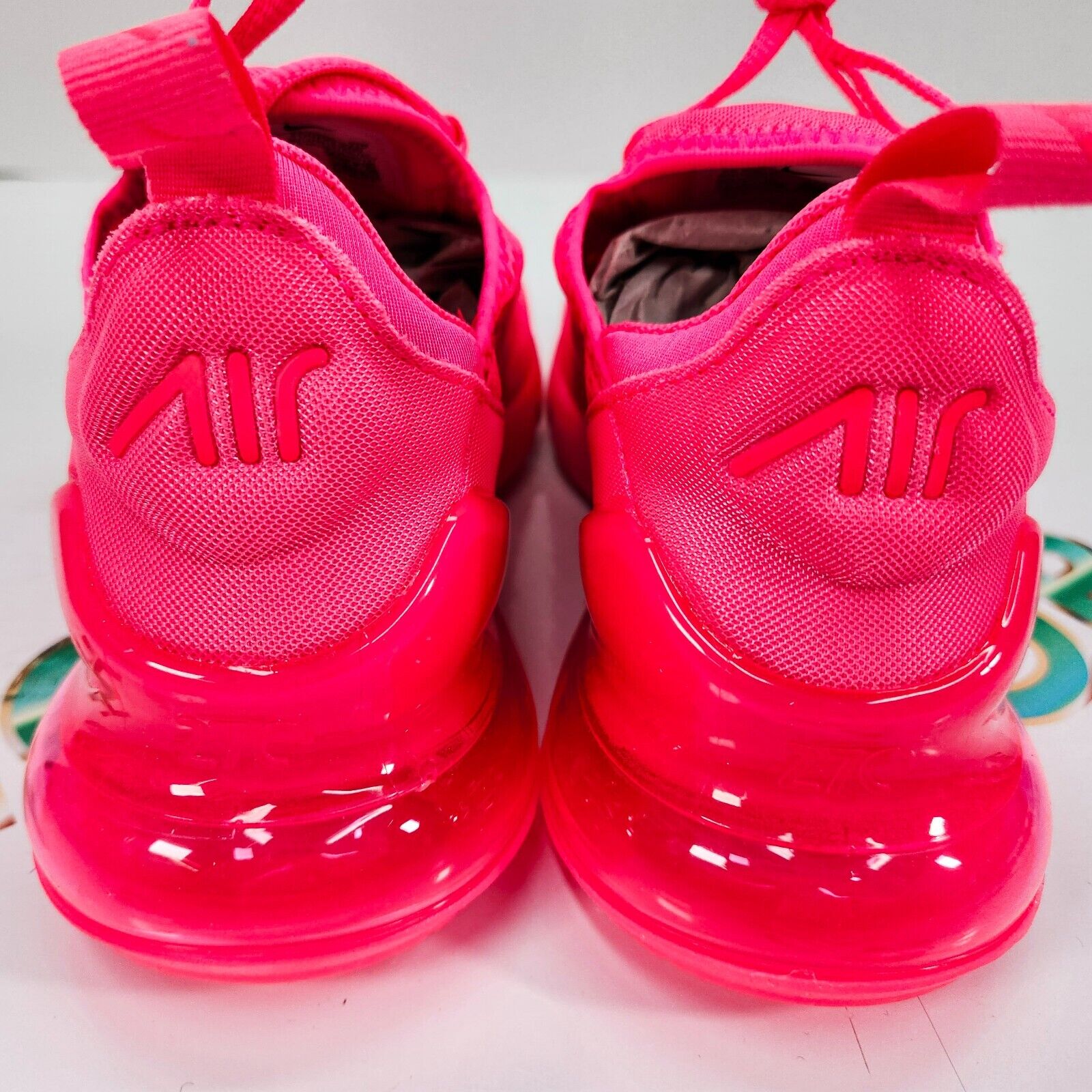 red and pink nike air max 270