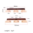 thumbnail image 2 of MasteelfCA Rosewood 5 String Banjo Bridge Musical Instrument Accessory Parts, 2 of 6