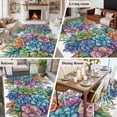 thumbnail image 5 of 6'x9' Area Rugs, Colorful Spring Floral Indoor Outdoor Area Rug for Living Room Bedroom, Summer Botanical Farmhouse Flowers Washable Bathroom Rugs Kitchen Floor Carpet Mats Home Decor Aesthetic, 5 of 8