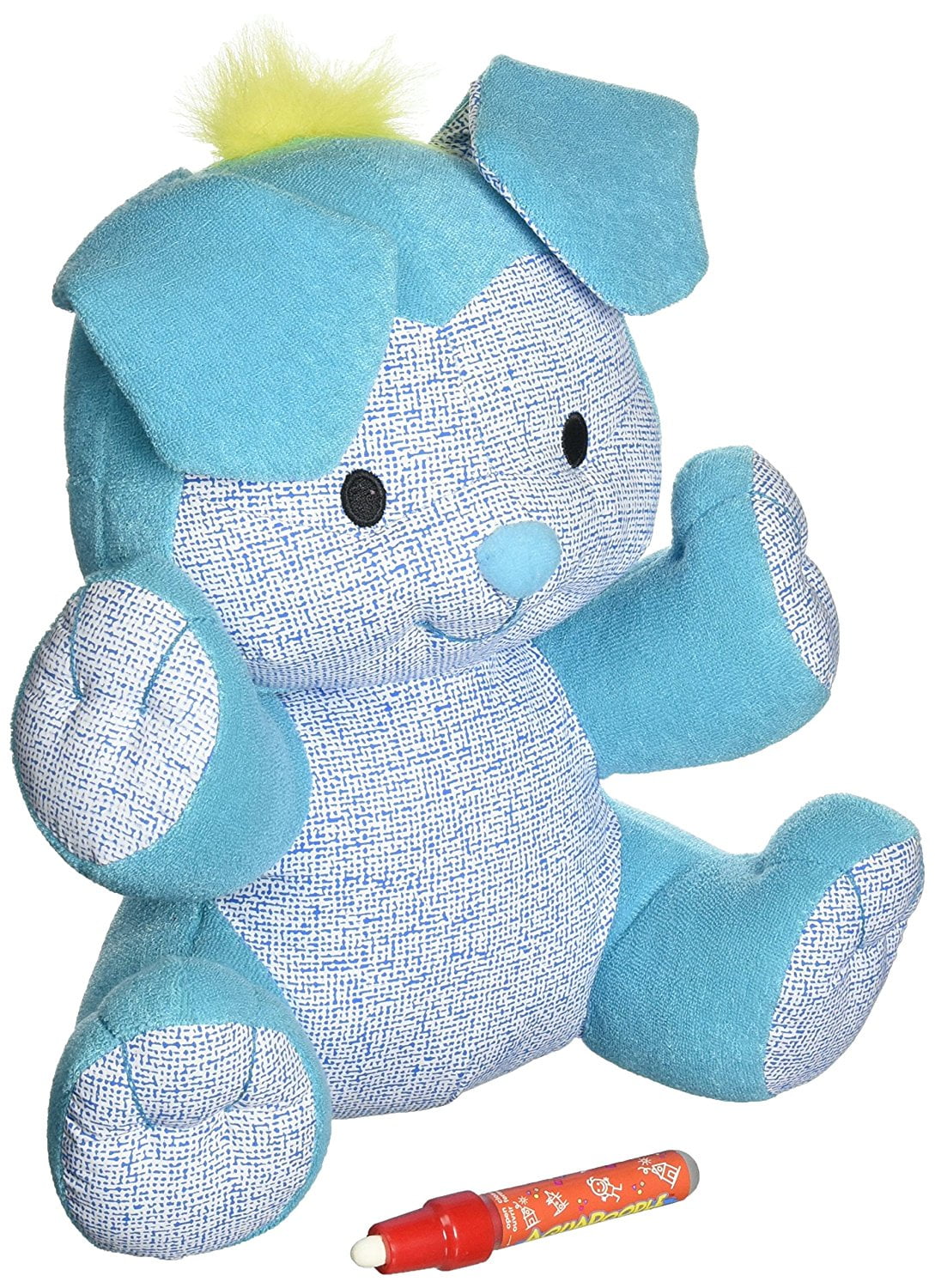 AquaDoodle Hug N Doodle Stuffed Pal Aqua Draw Puppy Dog Plush - Walmart ...