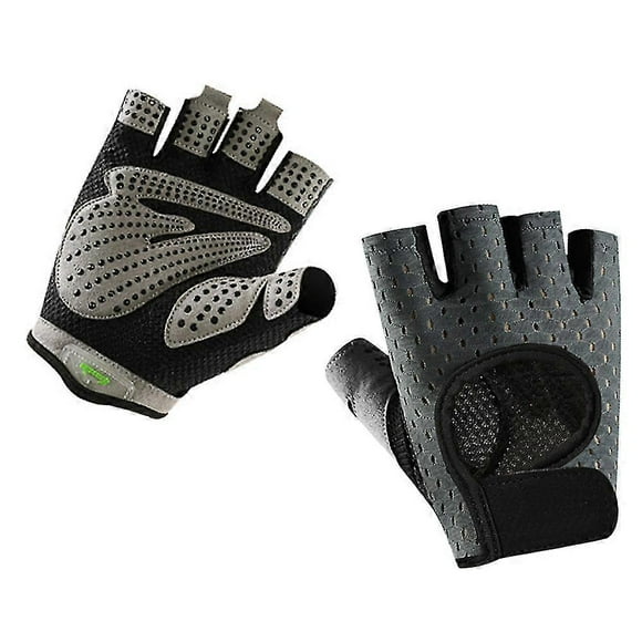 Island Island Workout Gloves For Men Women Youth, Ventilated Exercise Gloves Cycling Gloves With Full Palm Silicone Padding For Fitness Weightlifting