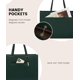 thumbnail image 4 of Bolsa para portátil LOVEVOOK de cuero impermeable de 15.6 pulgadas para mujer, 4 of 9