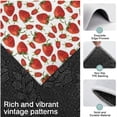 thumbnail image 3 of Red Strawberry Plants Fruit White Pattern Kitchen Rugs Sets Of 3,Kitchen Runner Rugs Non Skid Washable,Decorative Kitchen Floor Mats for Kitchen,Sink,Laundry,17"x30"+ 17"x47" + 17"x59", 3 of 6