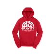 thumbnail image 1 of Mens Gravity Outdoor Co. Chandail à Capuche - Rouge Vif - Logo Blanc - P, 1 of 1