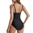 thumbnail image 2 of adviicd Swimsuit Women Tummy Control Tankinis Swimwear For Women Womens One Piece Swimsuits Tummy Control Ruched Monokini Bathing Suits Blue XL, 2 of 5