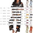 thumbnail image 3 of Women's Pajama Sets Breathable Halloween Fall Soft 2 Piece Sets Cute Pumpkin Short Sleeve Top With Long Pants Soft Pajama Set XXL Gray, 3 of 4