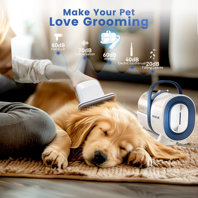 Oneisall, Dog Grooming Vacuum, LM3, 8-in-1 Kit with Accessories