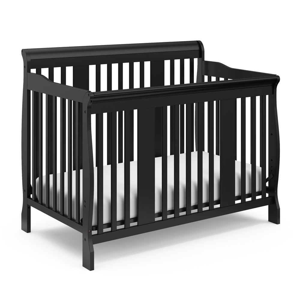 Storkcraft Tuscany 4 in 1 Convertible Crib Black
