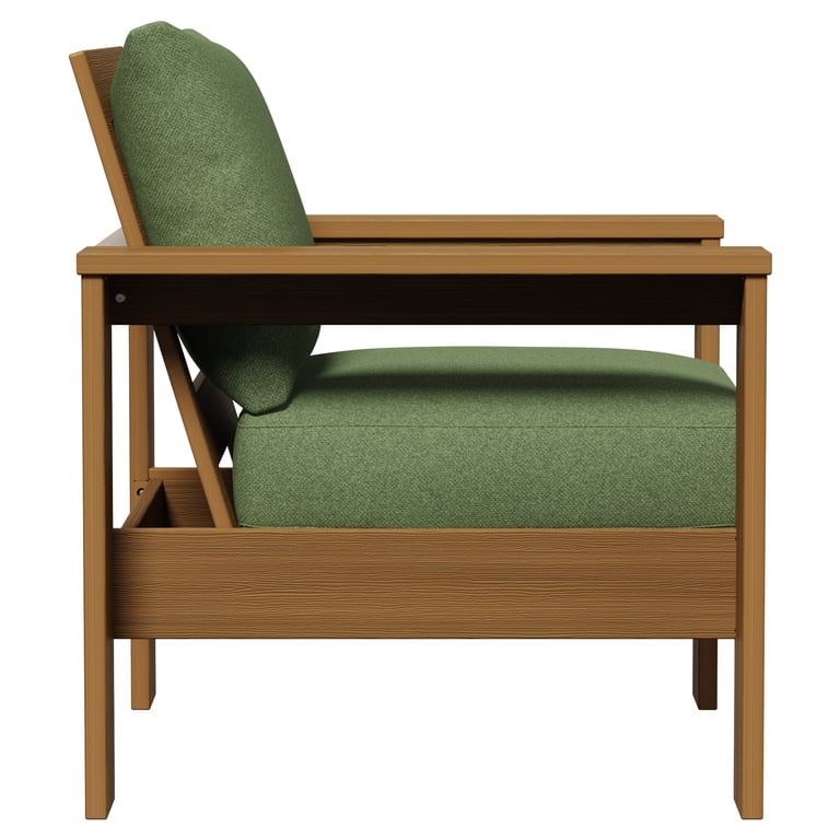 Better Homes & Gardens Ezra Outdoor Club Chair, Teak Finish photo 8