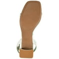 thumbnail image 5 of Journee Womens Chasity Open Square Toe Block Heel Sandals, 5 of 8