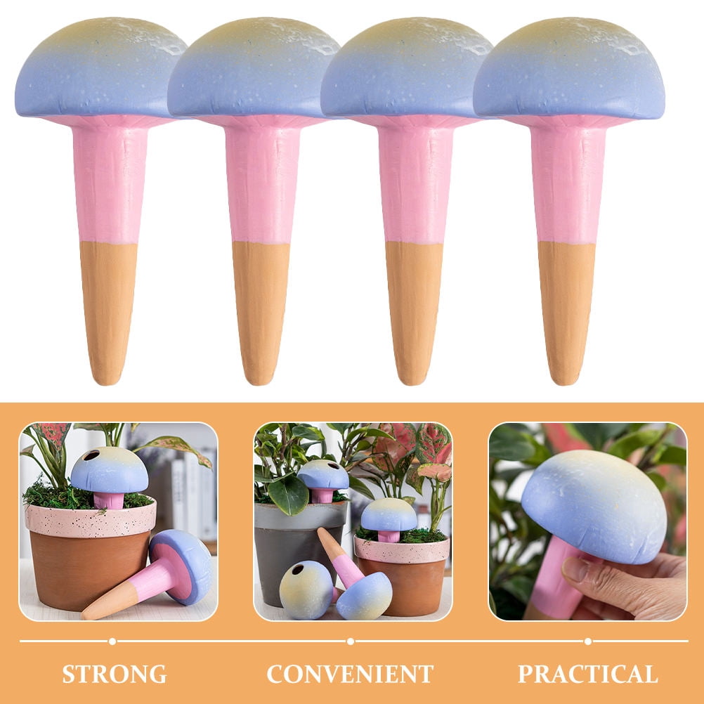 Mobutofu Flower Watering Device Automatic Watering Outdoor Use 4Pcs