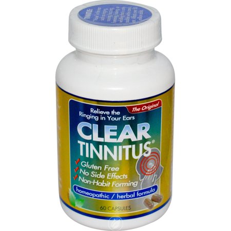 Clear Tinnitus 60 Caps by Clear Products  Pack of 2