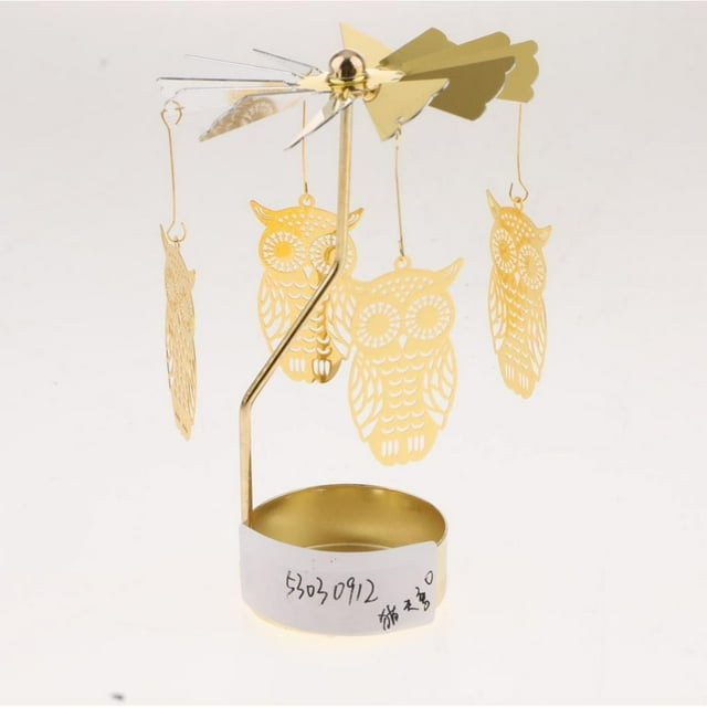 Decoración de Navidad perfecl Soporte de lámpara de té Candelero Material: metal Tamaño: 4.4 x 13 cm