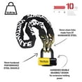 thumbnail image 2 of Kryptonite New York Fahgettaboudit Chain 1415 and New York Disc Lock, 14mm x 60", 2 of 6