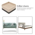 thumbnail image 6 of 4pcs Bed Risers Table Leg Risers Desk Raisers Furniture Lifter Blocks Bed Frame Riser, 6 of 6