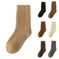 thumbnail image 4 of Povozer Women's Cotton Ankle Socks Solid Color Loose Stretchy 1 Pairs(Gold,One Size), 4 of 6
