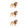 thumbnail image 1 of Guardoinrt Interactive Simulation Animal Figures Model for Kids Educational Toys Male Lion Type B 3Set, 1 of 6