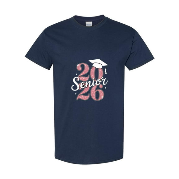 First Day Of School For The Senior Class Of 2026 Graduate Unisex T-Shirt, for men & women, up to size 5XL