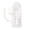 White, variant on Able Over Door Hooks ABS Material Functional Plastic Rotatable Non Slip Space Saving for Kitchen Bathroom Closet Storage White