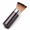 Purple (Angled), variant on Retractable Round Kabuki Brush for Foundation, Blush, and Bronzer, Dense Travel Makeup Brush for Liquid and Cream, Soft Buffing and Blending Tool for Full Coverage