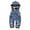 Light Blue-1836, variant on KIDSCOOL SPACE Baby Denim Overall,Hooded Little Kid Jean Jumper,Light Blue,3-4 Years