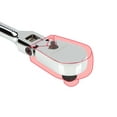 thumbnail image 2 of TEKTON 1/2 Inch Drive x 10-1/2 Inch Flex Head Non-Quick-Release Ratchet | SRH21210, 2 of 8