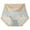 Light Blue1, variant on Diufon Womens Cotton Underpants Solid Color Full Cover Panties Elastic High Waist Briefs
