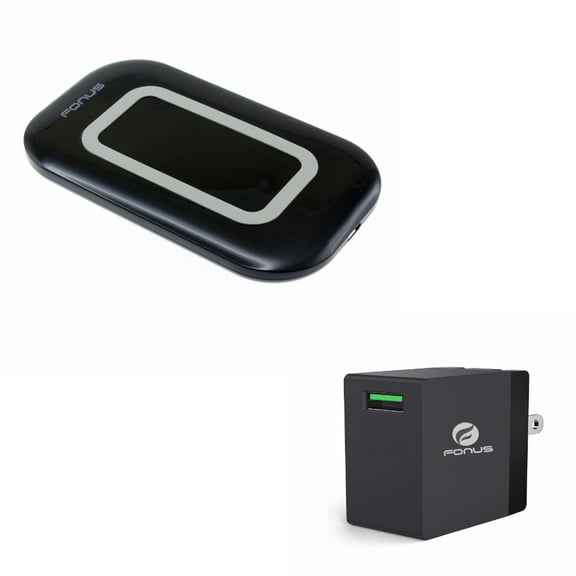 10W Wireless Charger Ultra Slim Fast Charging Pad w 18W Adaptive Fast Travel Home Wall AC USB Charger A7L for Motorola DROID Mini MAXX - Nokia 8, Lumia 930 920 1520 1020 - Razer Phone 2