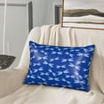 thumbnail image 5 of Silk Pillow Case for Hair And Skin Queen - Blue Dragonfly Print Cooling Sleep Throw Pillow Covers Standard Size 20x30in, comfort Satin Pillowcase with Zipper for Women Men, 5 of 7