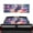 Bald Eagle American Flag, variant on Pzuqiu Lilac Bloom Border Truck Rear Window Decal for Most Pickup Trucks, Full Windows Coverage Anti-Corrosion Vinyl Automotive Decals
