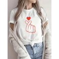 thumbnail image 1 of Valentine'S Day T-Shirt | Women'S Valentine'S Day T-Shirt & Valentine'S Day, Couple Gifts, Casual Wear, Romantic Vibe, Gifts for Her, Gifts for Friends, Gifts for Mom Tee For Adult, Men, Women, Teen,, 1 of 4