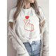 thumbnail image 2 of Camiseta de San Valentín | Camiseta de San Valentín para mujer, regalos para parejas, ropa informal, ambiente romántico, regalos para ella, regalos para amigos, regalos para mamá. Camiseta para adulto, 2 of 8